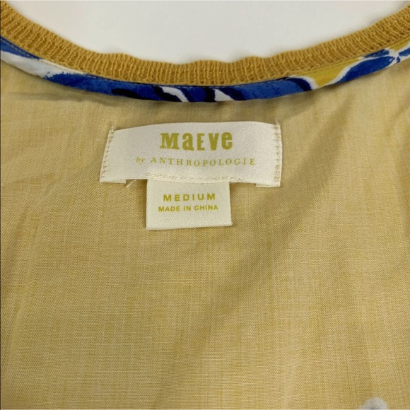 Maeve By Anthropologie Puebla Maxi Dress Floral M - Picture 3 of 6